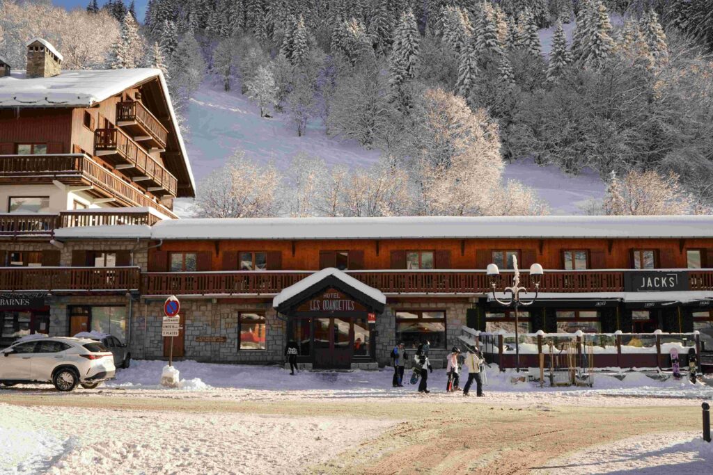 Hotel à Méribel ski in ski out – Hotel Grangettes exterior